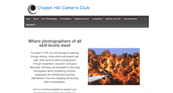 Desktop Screenshot of chapelhillcameraclub.org