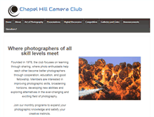 Tablet Screenshot of chapelhillcameraclub.org